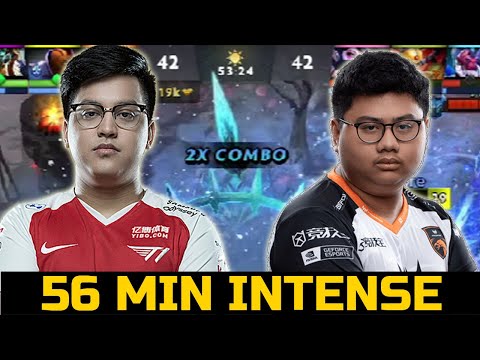 56 MINUTE INTENSE GAME - KARL VS ARMEL DOTA 2
