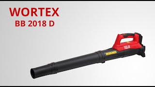 Cordless blower WORTEX BB 2018 D