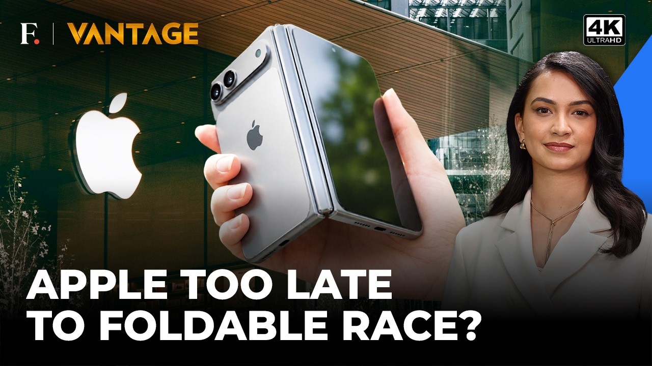 Apple's First Foldable iPhone: Can It Still Catch Up With Samsung, China? | Vantage on Firstpost |4K