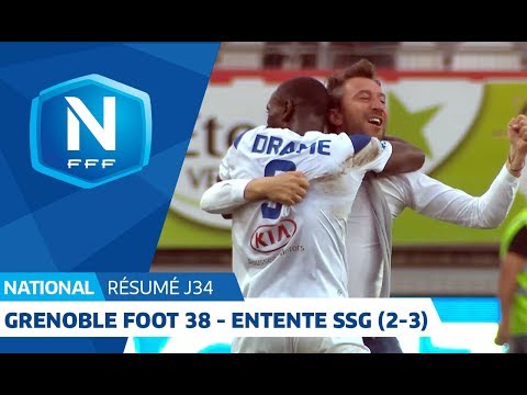J34 : Grenoble Foot 38 - Entente SSG 2 (2-3), le résumé I National FFF 2018