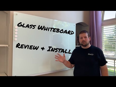 Glass Magnetic Whiteboard Review and Installation