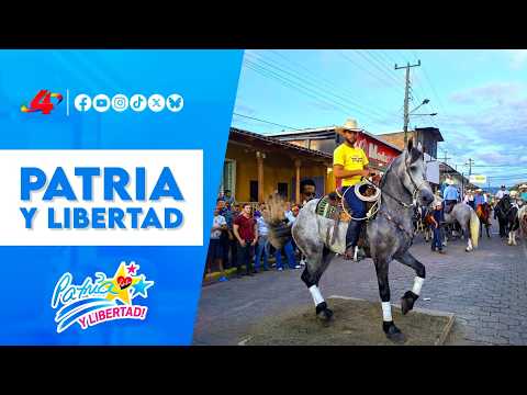 🐴🎉 Juigalpa se viste de tradición con la Cabalgata “Patria y Libertad”