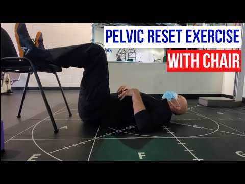 How To Perform Pelvic Reset With A  Chair: Simple Posture Correction | KineticRehabSpine.com