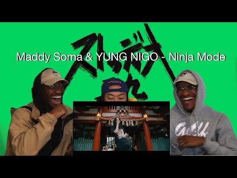 日本語字幕【海外の反応・アメリカ人双子】Maddy Soma & YUNG NIGO - Ninja Mode【Studio 39】