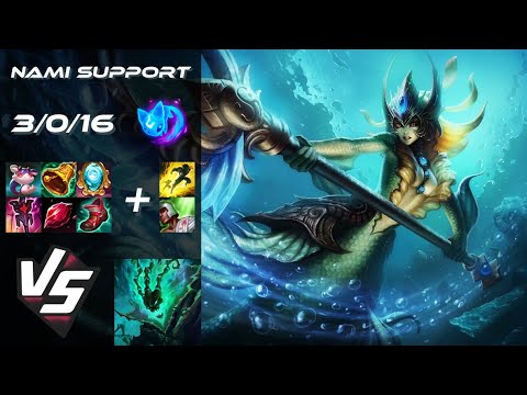 SUPPORT Nami vs Thresh - EU Challenger Patch 14.21