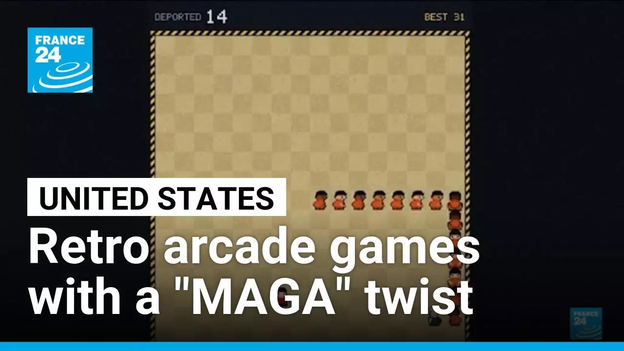Trump's White House releases deportation video games • FRANCE 24 English