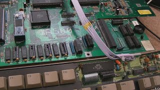 Commodore Amiga A500 Audio Fault & Simple Keyboard Reset Repair