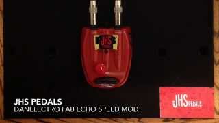Video thumbnail for JHS Danelectro FAB echo Speed MOD by Curtis Kent