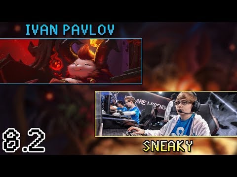 iPav vs C9 Sneaky - Teemo top vs Gnar - patch 8.2
