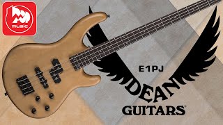 Video thumbnail for Бас-гитара DEAN E1PJ (с датчиками в стиле Jazz Bass и Precision) by PopMusicRu