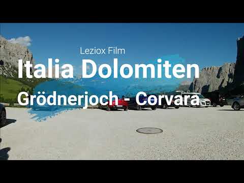 Italien Dolomiten: Grödnerjoch - Corvara Motorrad