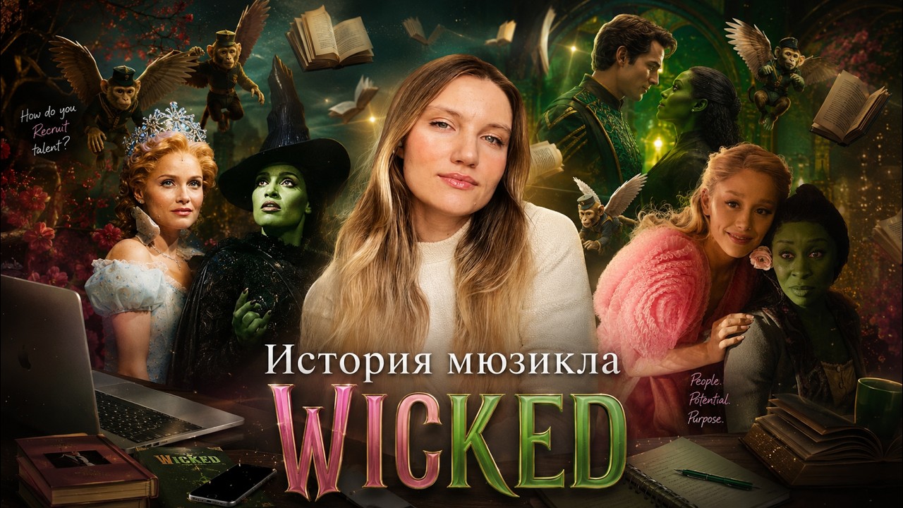 WICKED/ЗЛАЯ: ФАКТЫ, МЮЗИКЛ, ФИЛЬМ, АРИАНА ГРАНДЕ