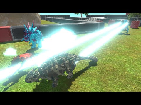 ARBS Escape From Walking Double Laser | Escape From Monster - Animal Revolt Battle Simulator