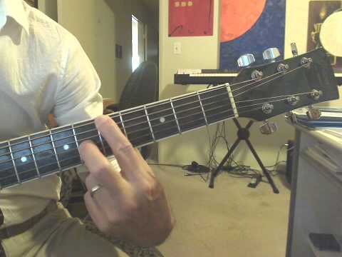 Guitar 1 Lesson 6: A open chord on 5th fret