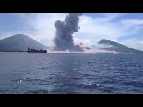 Mount Tavurvur Eruption, Papua New Guinea August 29, 2014