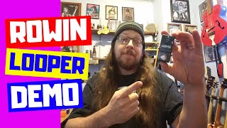Video thumbnail for Rowin Looper Demo by Greg Talks Guitars