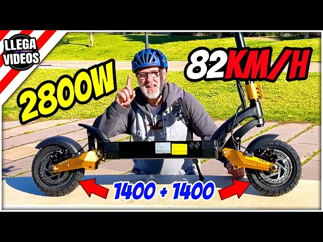Vídeo relacionado con Voltrock R-Viper 800, Patinete Eléctrico, 800W, 48V, Autonomía 55km, Doble Suspensión, Freno de Disco, Ruedas Tubeless 10 Pulgadas, Aluminio (R-Viper 800W)