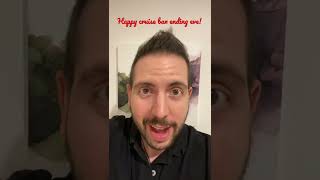 Happy Cruise Ban Ending Eve!
