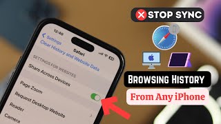 How to Stop Sharing Browser History with Other Apple Devices! [Turn Off]