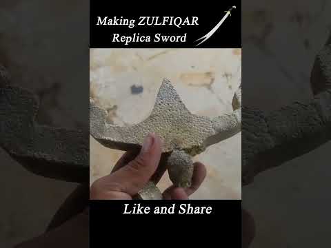 🗡️ Crafting a Majestic ZULFIQAR Replica Sword 🌟| #ZulfiqarReplica #SwordCrafting #LegendaryWeapon