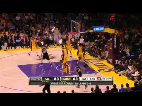 FINAL: Spurs 120, Lakers 89 -  2013 Playoffs GM3 RD1 | 4/26/13