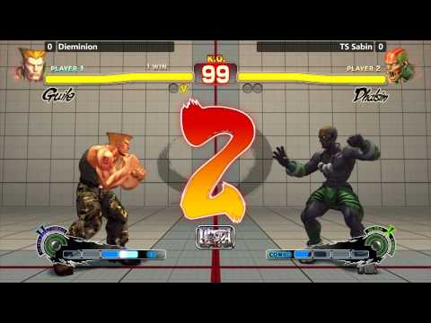 USF4 @ Last Man Standing 2 - Dieminion (Guile) vs TS Sabin (Dhalsim) [720p/60fps]