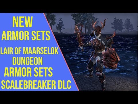 ESO Scalebreaker New Sets - Lair of Maarselok Armor Sets