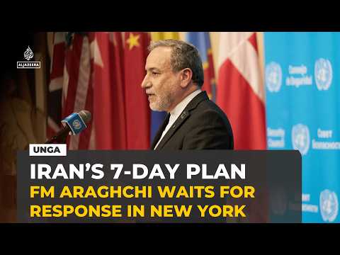 Iran's foreign minister waits in New York for a US response