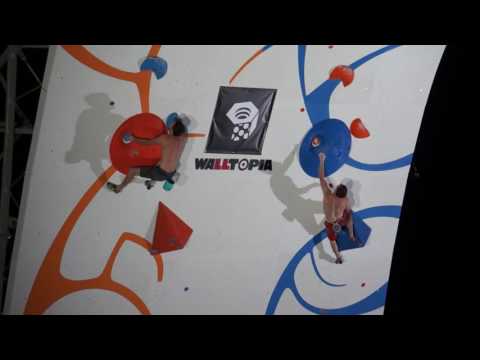 Ben Tresco and Dru Mack's 1st climb at Psicobloc Masters 2016 (seeding round)