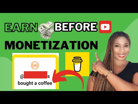 How to create a Buy me coffee page!|Earn in $ as a creator on youtube with less than 1k Subs!