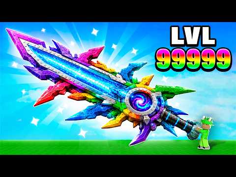 wir UPGRADEN jede +1 MINUTE unsere WAFFE in Roblox!