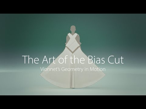 Madeleine Vionnet Dress Animation – Bias Cut Geometry in Motion (4K Educational)