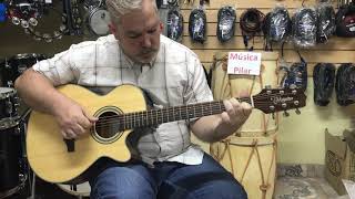 Video thumbnail for Guitarra Electro Acustica Acoustic Guitar Takamine gf15ce Musicapilar Argentina by musicapilar
