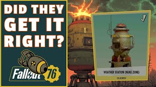 Is The NUKE ZONE Fallout 76 Weather Station WORTH the GRIND?