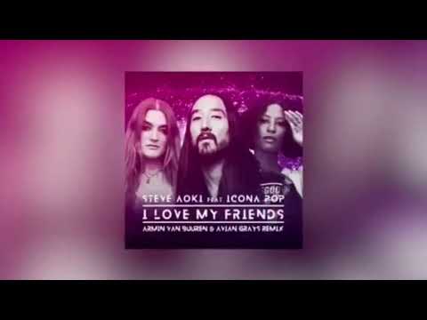 Steve Aoki & Icona Pop - I Love My Friends (Armin van Buuren & Avian Grays Remix) [Visualizer]