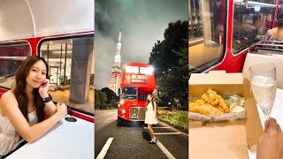 【非日常体験】ロンドンバスで東京観光！夜景が絶景すぎるナイトツアーVlog