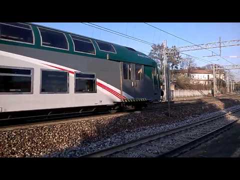 E464 197+6 2 piani Trenord - Monza Sobborghi - 02/01/2020