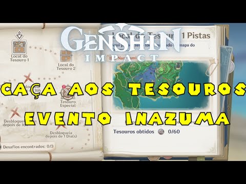 GENSHIN IMPACT: CAÇA AOS TESOUROS - NOVO EVENTO INAZUMA