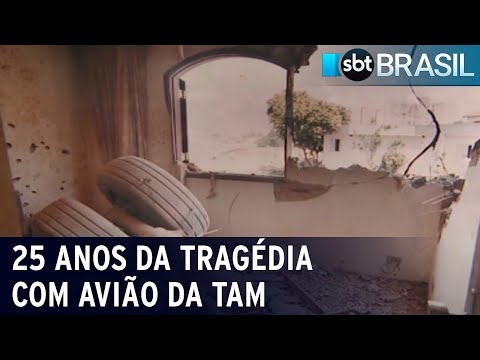 Acidente com Fokker 100 da Tam completa 25 anos | SBT Brasil (29/10/21)