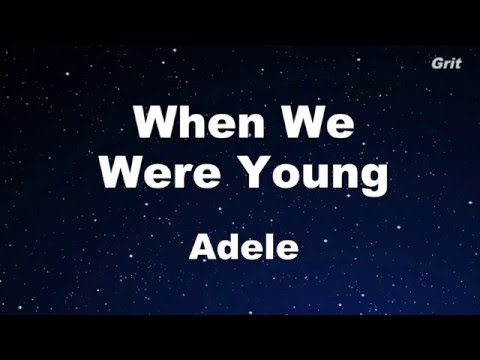 When We Were Young - Adele Karaoke 【With Guide Melody】Instrumental