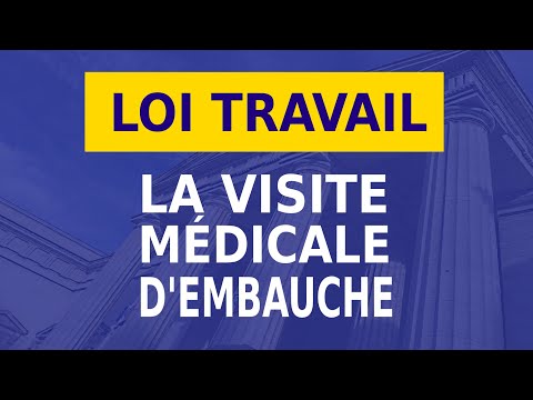 FIN DE LA VISITE VISITE MÉDICALE D'EMBAUCHE (visite d'information et de prévention)