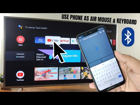 How to use Phone As a Mouse , Air Mouse & Keyboard For Any Android TV