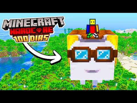 Sobreviví 100 Días con el HAPPY GHAST en Minecraft Hardcore