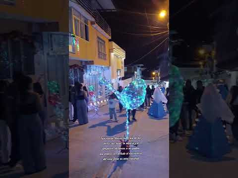 El día de las velitas y los alumbrados en Taminango Nariño Colombia.
