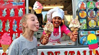 TIANA&#39;S ICE CREAM TRUCK!!