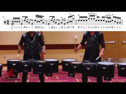Boston Crusaders Snake Quad Break (transcription)