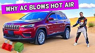 Why AC blows hot warm air, Air conditioner does not blow cold on Jeep Cherokee 2014 2015 2016 2017 2
