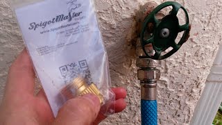 HowTo Get Rid of That Horrible BackFlow Preventer on Your Hose Spigot