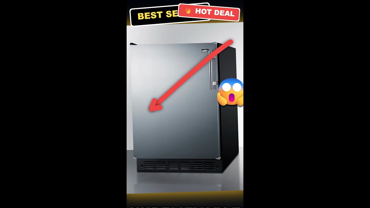 Unbelievable Summit CT66BK2SSLHD 24" Under Counter Refrigerator Review - Best European-Made Fridge?