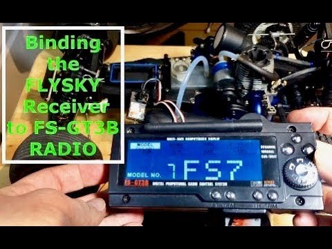 HOW-TO Bind the Flysky 2.4GHZ FS-GT3B to the Receiver